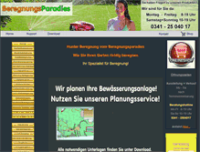 Tablet Screenshot of hunter-bewaesserung.de
